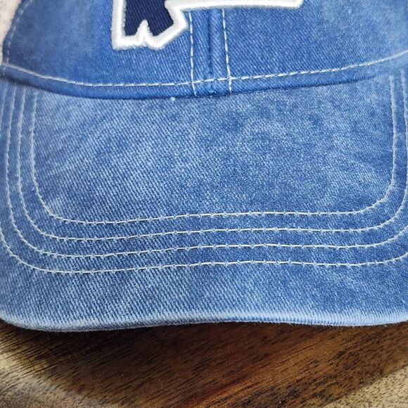 DK Caps Blue and Cream Alabama Baseball Cap One Size Alabama Trucker Hat - Picture 3 of 8
